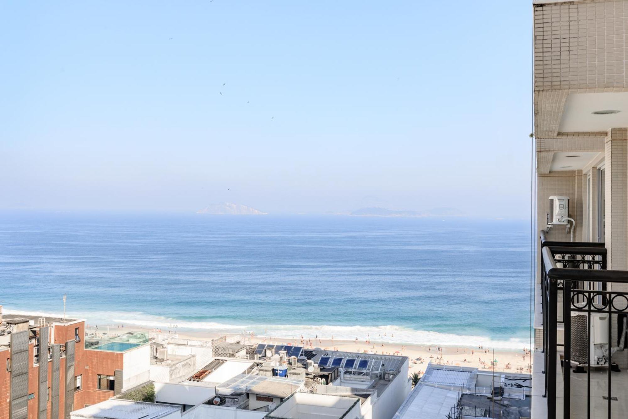 Апартаменти Tabas - Edificio Wave Com Vista Pro Mar Em Ipanema Ріо-де-Жанейро Екстер'єр фото